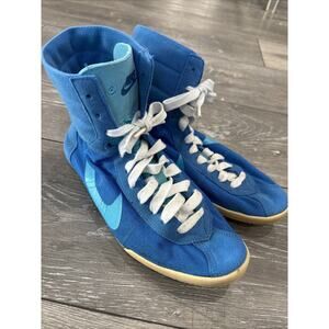 Nike Tenkay Mid Women's Size7.5 UK 5 High Top Blue Turquoise 2011